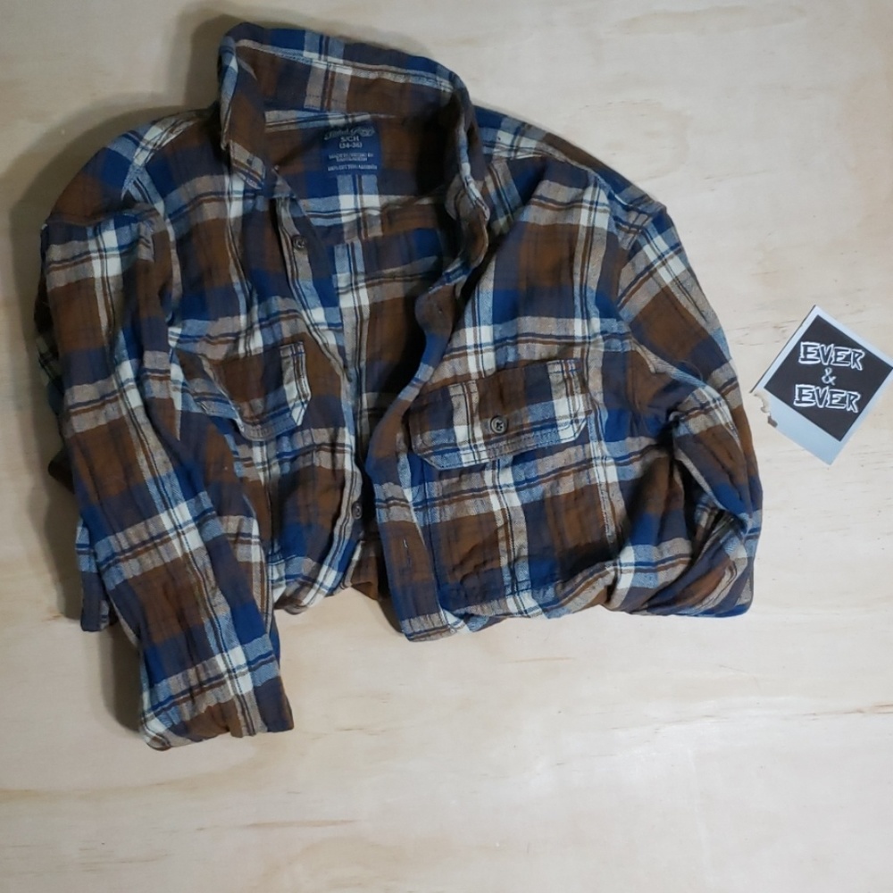 Brown flannel (only)